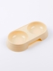 Solid Color Double Pet Bowl