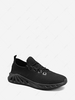 Solid Color Knit Detail Breathable Cloth Shoes
