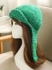Solid Color Knitted Trapper Hat