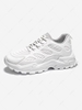 Solid Color Lace-up Front Clunky Sneakers