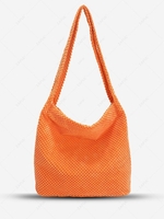Solid Color Large Capacity Corduroy Shoulder Bag