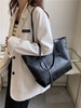 Solid Color Large Capacity Tote Bag