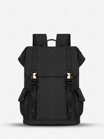 Solid Color Large Capacity Waterproof Backpack