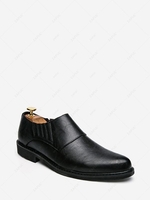 Solid Color Low Top Pointed Toe Shoes