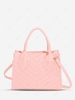 Solid Color Mini Handle Crossbody Bag