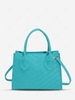 Solid Color Mini Handle Crossbody Bag