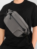 Solid Color Minimalist Handle Sports Fanny Bag
