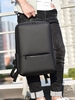 Solid Color Minimalist Multi-Compartment Business Laptop Backpack