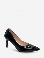 Solid Color Minimalist Pointed Toe Pumps