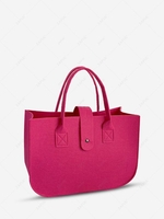 Solid Color Minimalist Tote Bag