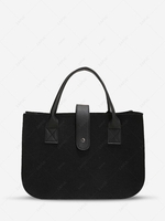Solid Color Minimalist Tote Bag