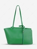 Solid Color Minimalist Tote Bag with Coin Purse