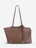 Solid Color Minimalist Tote Bag with Coin Purse
