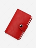 Solid Color Multi-Compartment Tri-fold Wallets
