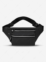 Solid Color Multi-layer Sling Bag