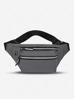Solid Color Multi-layer Sling Bag