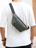 Solid Color Multi-layer Sling Bag