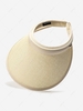 Solid Color Outdoor Sunscreen Straw Visor Cap