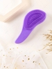Solid Color Portable Soft Teeth Massage Wet And Dry Hair Comb