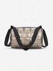 Solid Color Quilted Puffer Crossbody Bag