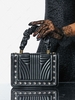 Solid Color Rivet Decorate Chain Crossbody Bag
