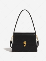 Solid Color Shoulder Bag