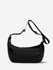 Solid Color Shoulder Hobo Bag
