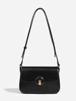 Solid Color Simple Style Shoulder Bag