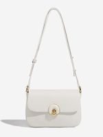 Solid Color Simple Style Shoulder Bag