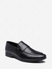 Solid Color Slip On Business Faux Leather Shoes