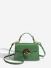 Solid Color Smooth Crossbody Bag