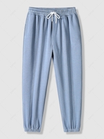 Solid Color Sport Jogger Sweatpants S Light blue