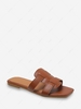 Solid Color Square Toes Sandals