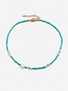 Solid Color Stars Embellish Beads Choker Necklace