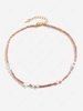 Solid Color Stars Embellish Beads Choker Necklace