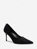 Solid Color Stiletto Heel Pumps