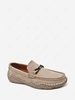 Solid Color Topstitching Design Loafers