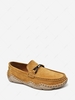 Solid Color Topstitching Design Loafers