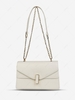 Solid Color Two Straps Crossbody Bag
