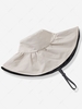 Solid Color Wide Brim Outdoor Bucket Hat