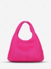 Solid Color Zipper Casual Handbag