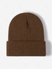 Solid Cuff Minimalist Knit Beanie