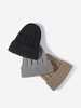 Solid Cuffed Knit Winter Beanie Hat