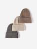 Solid Fold Over Winter Knit Cuff Beanie Hat