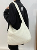 Solid Large Capacity Quilted Shoulder Bag