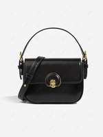 Solid Minimalist Crossbody Tote Bag