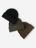 Solid Minimalist Cuff Knit Beanie