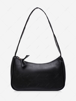 Solid Portable Shoulder Bag