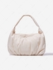 Solid Quilted Padded Puffer Tote Bag