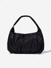 Solid Quilted Padded Puffer Tote Bag